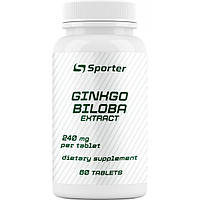 Гінгкго білоба для покращення пам'яті Sporter Ginkgo biloba 240 mg - 60 таб