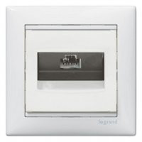 Legrand Valena Розетка комп'ютерна 1xRJ45 кат. 5e 774238 біла