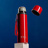 Термос для напоїв 500 мл Well Done WD-7145R Red (SHiz14862), фото 3