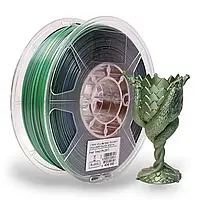 EPLA-Silk Mystic Filament (пластик) для 3D принтера eSUN 1кг, 1.75мм, золото|зелений|чорний (S-MYSTIC175GGB1)