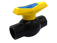 Кран кульовий 2"В(внутрішнє різьблення) х2" В(внутрішнє різьблення) для труб ПНТ Ø63 SantehPlast Україна