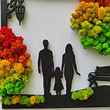 Сімейна картина з підсвіткою чи без Картина на подарунок сімейній парі, подарунок сім′ї, фото 2