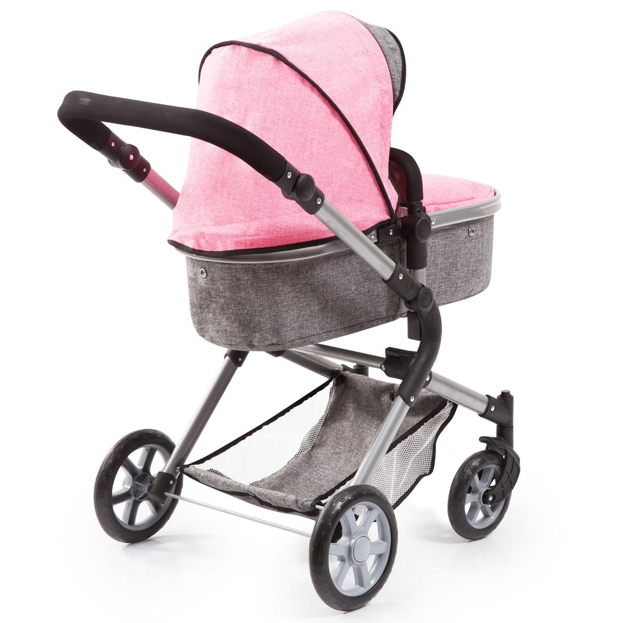 Коляска для кукол Bayer Design City Neo Grey-Pink (18125AA) - фото 3 - id-p2066435003