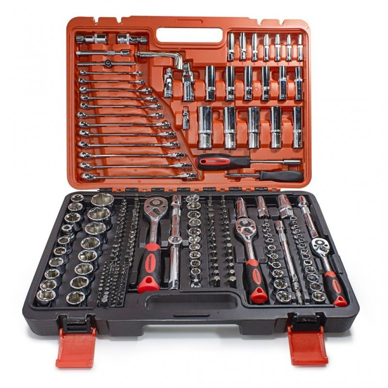 Універсальний набір інструментів FORCEKRAFT FK-38841 216 од. в наборі, фото 1