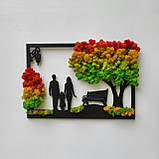 Сімейна картина з підсвіткою чи без Картина на подарунок сімейній парі, подарунок сім′ї, фото 4