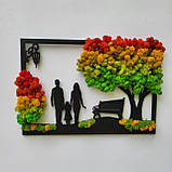 Сімейна картина з підсвіткою чи без Картина на подарунок сімейній парі, подарунок сім′ї, фото 6