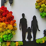 Сімейна картина з підсвіткою чи без Картина на подарунок сімейній парі, подарунок сім′ї, фото 5