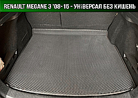 ЕВА коврик в багажник Renault Megane 3 универсал '08-15 (Рено Меган 3)