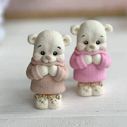 Шоколадна фігурка для торта Ведмежа