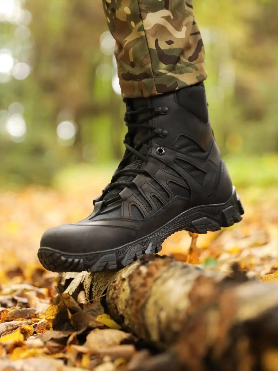 Ботинки мужские зимние Undolini Крейзи American черные,утепленные кожаные ботинки air-tex для военнослужащих 41 - фото 6 - id-p2066448640