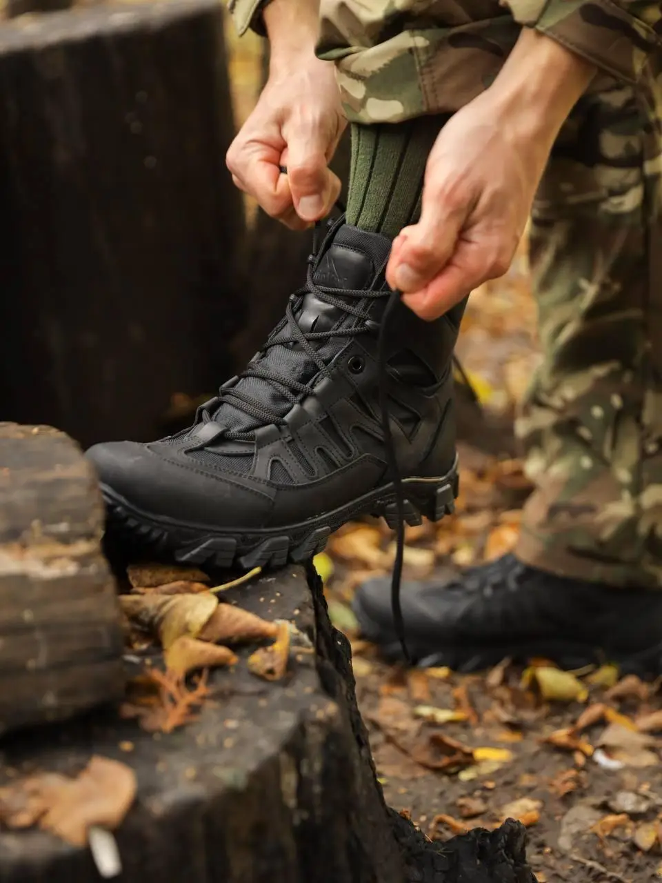 Ботинки мужские зимние Undolini Крейзи American черные,утепленные кожаные ботинки air-tex для военнослужащих 41 - фото 8 - id-p2066448640