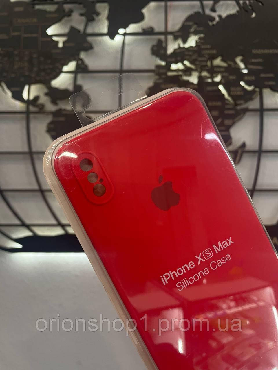 Чехол с квадратными бортами Silicone Case для iPhone XS Max ...