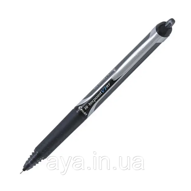 Ручка капілярна Pilot Hi-Tecpoint V7 RT чорна, 0.7 мм