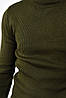 Гольф чоловічий кольору хакі акриловий р.L 169926P, фото 4
