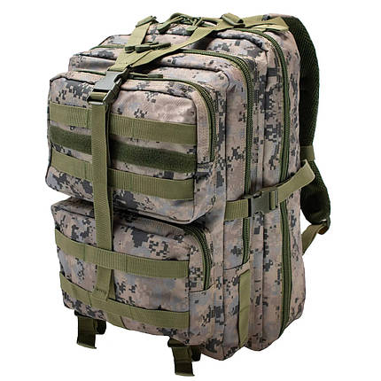 Функціональний тактичний рюкзак Semi Line A3047-3 (Camo), 38 л | Місткий, міцний, для військових і туризму, фото 1