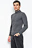 Гольф чоловічий темно-сірого кольору акриловий р.M 169937P, фото 2