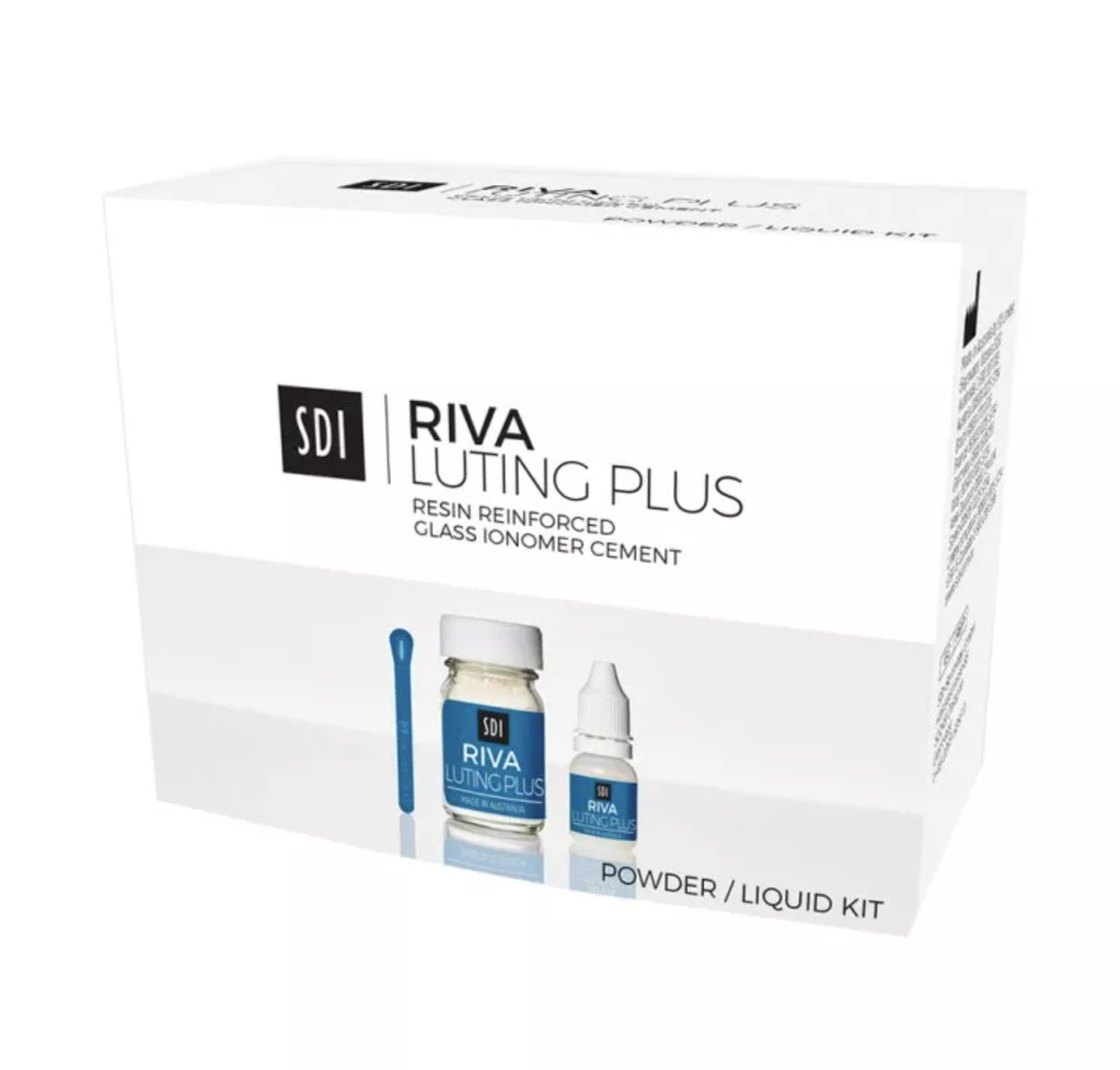 Riva Luting Plus (Ріва Лютинг Плюс) Рива цемент для фіксації 25 г + 8.95 мл(аналог фуджи плюс) (SDI)