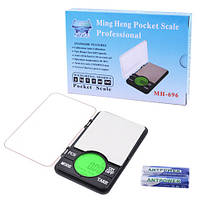 Весы ювелирные Ming Heng Pocket Scale Professional MH-696 на 600 г, точные электронные весы DM-11