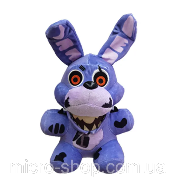 М'яка іграшка Bonnie FNAF П'ять ночей з Фредді Аніматронік страшний Бонні фіолетовий