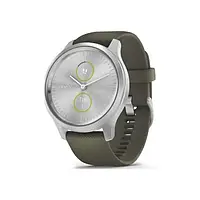 Смарт-часы Garmin vivomove Style Silver Moss Green Silicone (010-02240-21)