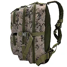 Функціональний тактичний рюкзак Semi Line A3047-3 (Camo), 38 л | Місткий, міцний, для військових і туризму, фото 4