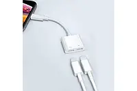 Перехідник для iPhone на Audio Lightning адаптер iPad/iPod/iPhone