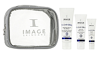 Набор - Image Skincare Clear Cell ( f/cr/28g + cleanser/50ml + ser/14ml)