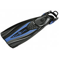 Ласты AQUALUNG EXPRESS ADJ (XL) для дайвинга подводной охоты плавания снорклинга гидрокостюм черно-синие