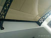 Готовий збірний навіс над балконом Dash'Ok 2,05х1,5 м Стиль сотовий полікарбонат 6 мм, Медь антик., Бронза, фото 7