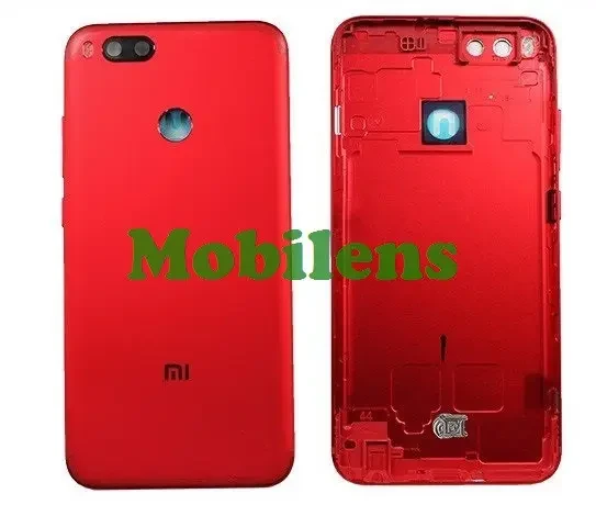 Xiaomi Mi A1, MDG2, Mi 5X Задня кришка червона + скло камери Original *PRC