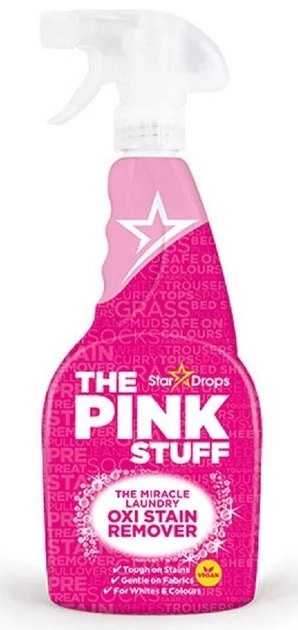 Спрей для виведення плям The Pink Stuff Miracle Laundry Oxi 500 мл, фото 1