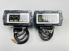 Фара LED прямокутна 6 Led діодів 3D лінза 9-32V 6000К, IP67 світлодіодна протитуманна фара, фото 2