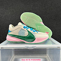 Eur40-46 кроссовки Nike Zoom Freak 5 бежевые мужские баскетбольные