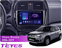 Штатна магнітола Teyes CC3 2k 4+32 Gb Suzuki Vitara Brezza 2016-2019 9"