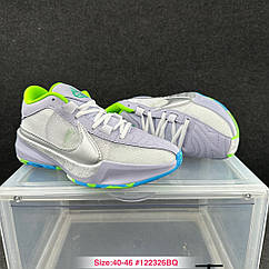 Eur40-46 кросівки Nike Zoom Freak 5 сірі чоловічі баскетбольні