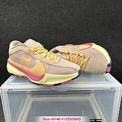 Eur40-46 кросівки Nike Zoom Freak 5 бежеві жовті чоловічі баскетбольні