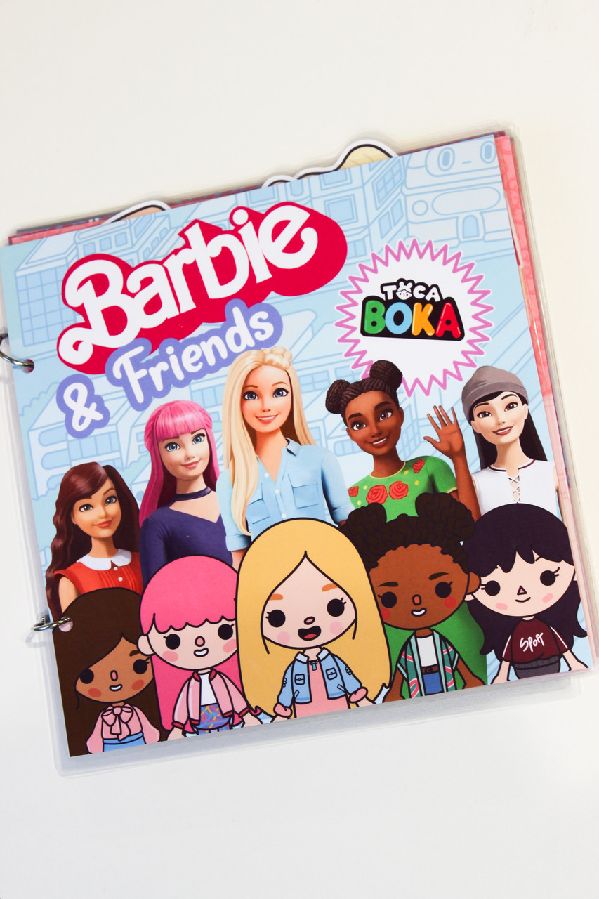 Моя перша книга на липучках Barbi&Friends Барбі та Друзі, фото 1