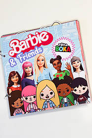 Моя перша книга на липучках Barbi&Friends Барбі та Друзі