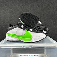 Eur40-46 кросівки Nike Zoom Freak 5 сірі чоловічі баскетбольні