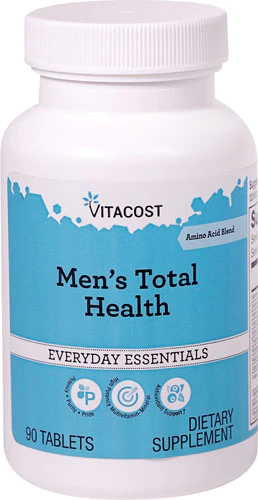 Чоловічі полівітаміни, Vitacost, men's Total Health Multivitamin Amino Acid, 90 таблеток, знижка