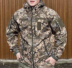 Куртка SoftShell піксель ВСУ ММ14, фото 5