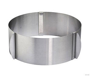 Форма для випічки металева розсувна Коло діаметром 20-38 см, висота 8 см