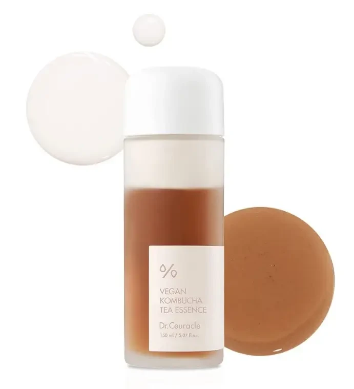 Веганська есенція з Комбучів і зеленим чаєм Dr.Ceuracle Vegan Kombucha Tea Essence 150 мл