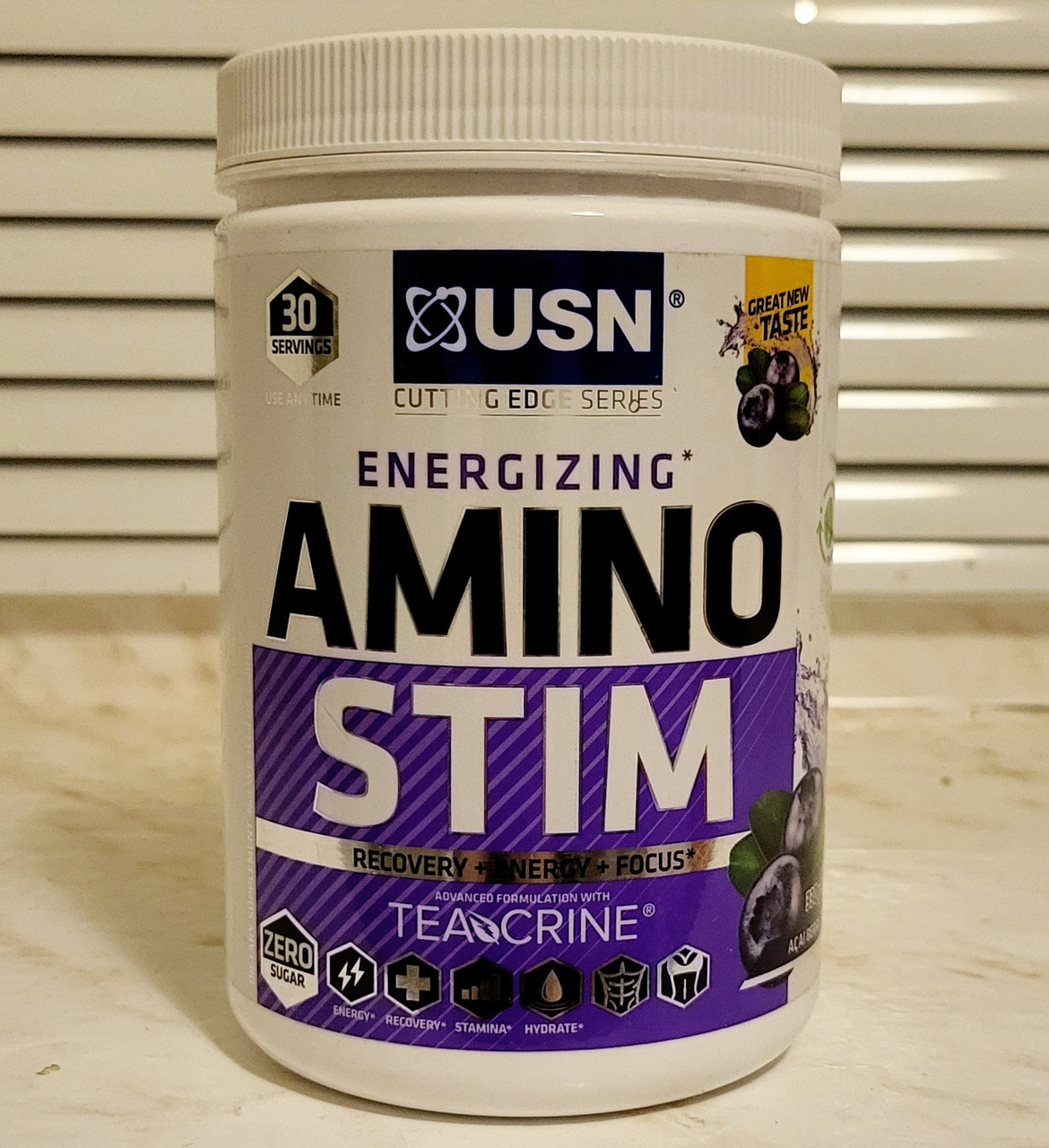 Комплекс амінокислот USN Amino Stim 330 г 30 порцій аміноікс aminox аміноенергджі