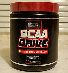 Амінокислоти БЦАА Nutrex BCAA Drive Black 200 таблеток нутрекс БЦА