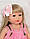 Лялька Реборн (Reborn) 55 см вініл-силіконова Василина в наборі з соскою, пляшкою та іграшкою Можна купати, фото 2