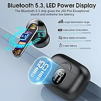 Навушники Bluetooth 5.3 Csasan J90 Pro Deep Bass з 4 мікрофонами ENC, 40 годин відтворення