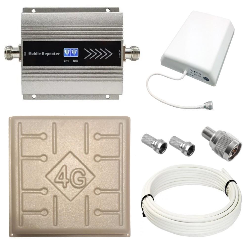 Репітер підсилювач мобільного зв'язку і інтернету GSM mini 2G 3G 4G LTE 900 2100 МГц (17/8 дБі), фото 1