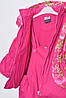 Куртка та напівкомбінезон дитячий для дівчинки єврозима рожевого кольору 169433P, фото 3