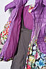 Куртка та напівкомбінезон дитячий для дівчинки єврозима фіолетового кольору р.15 169526P, фото 3